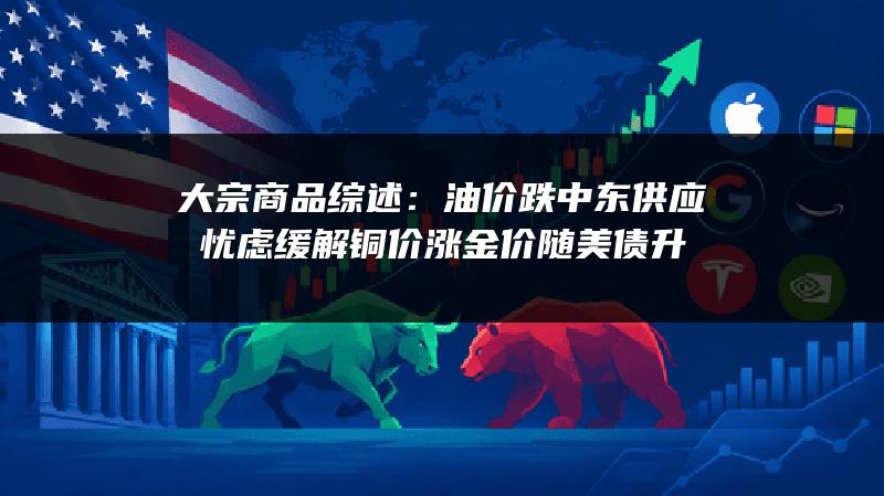 大宗商品综述：油价跌 中东供应忧虑缓解 铜价涨 金价随美债升